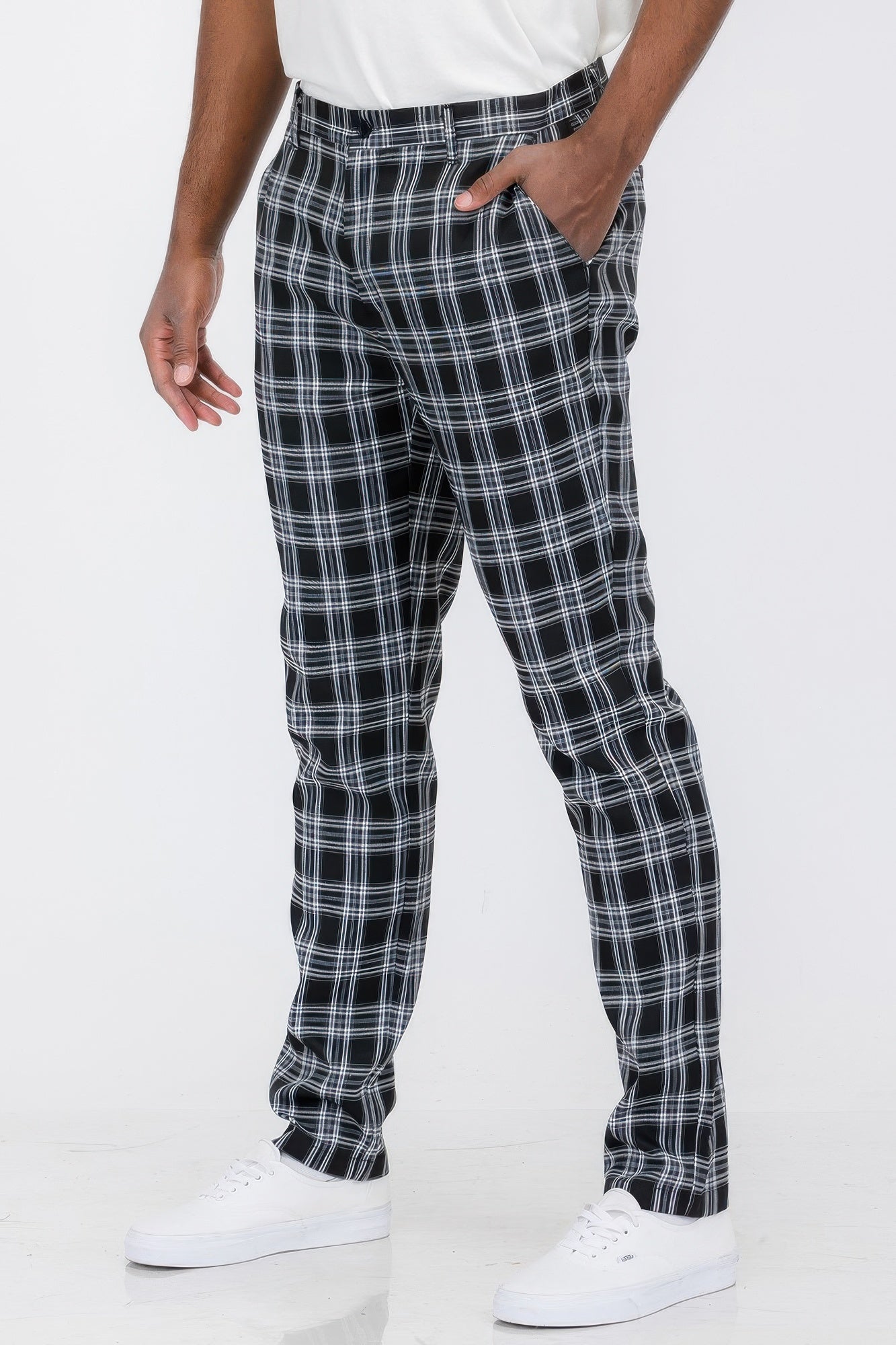Plaid Trouser Pants - ZumBuys
