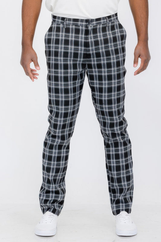 Plaid Trouser Pants - ZumBuys
