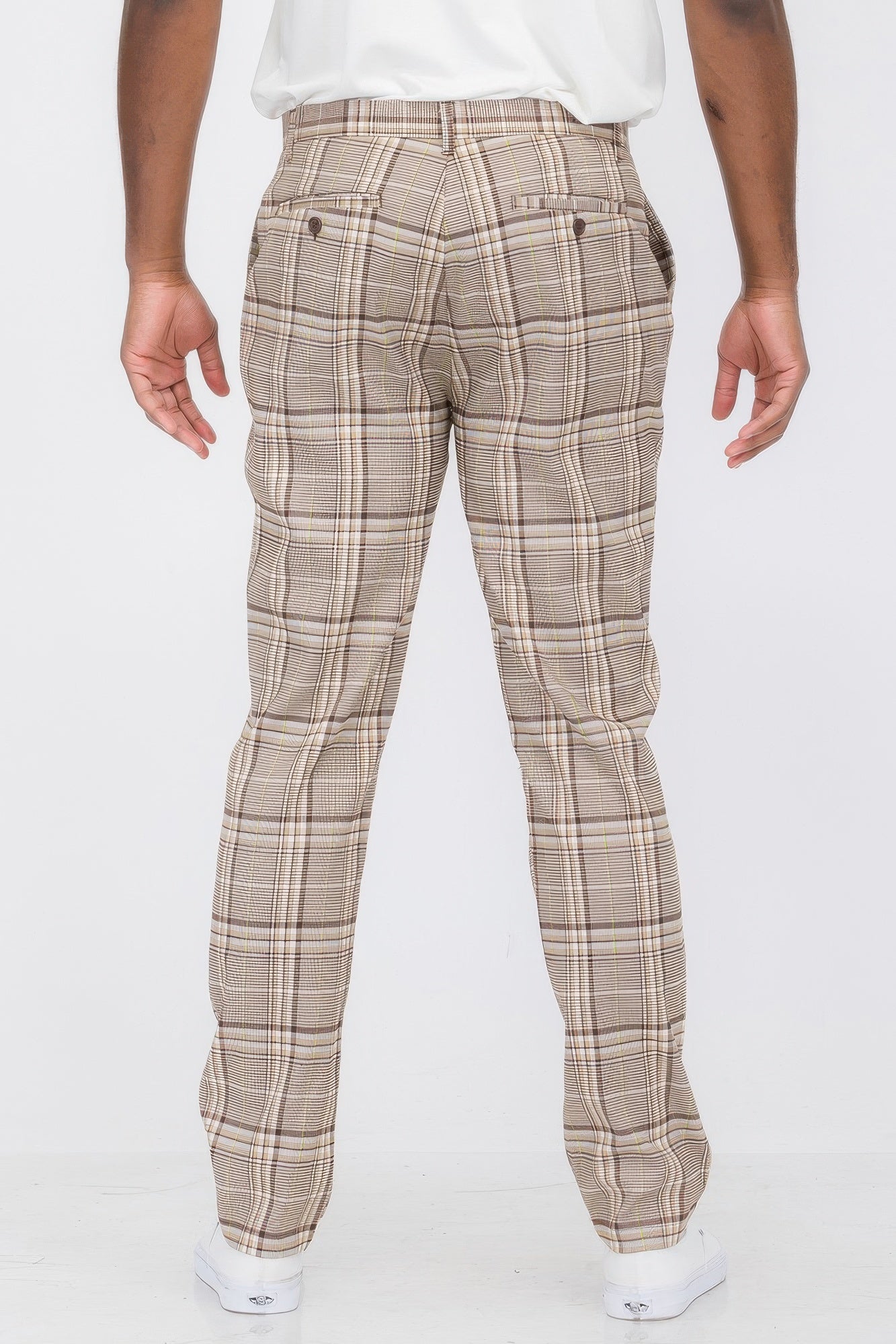 Plaid Trouser Pants - ZumBuys