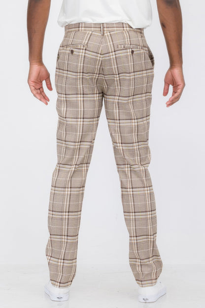 Plaid Trouser Pants - ZumBuys