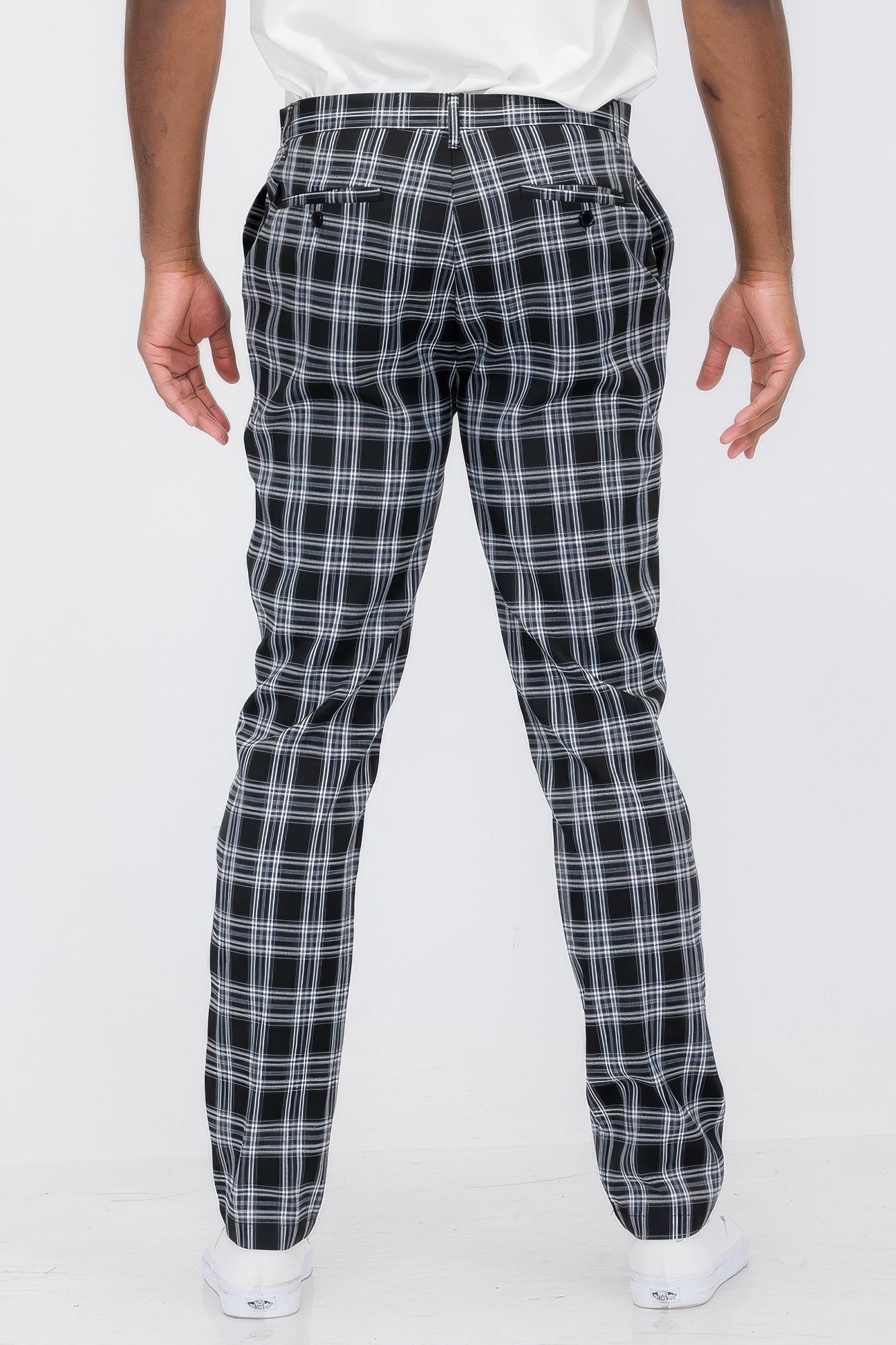 Plaid Trouser Pants - ZumBuys
