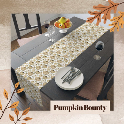 Pumpkin Bounty Table Runner (Cotton, Poly) - ZumBuys