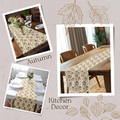 Pumpkin Bounty Table Runner (Cotton, Poly) - ZumBuys