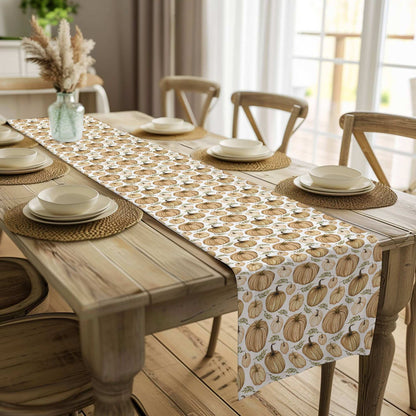 Pumpkin Bounty Table Runner (Cotton, Poly) - ZumBuys