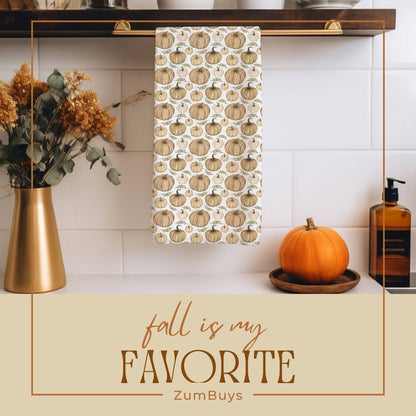 Pumpkin Bounty Tea Towels (cotton, poly) - ZumBuys