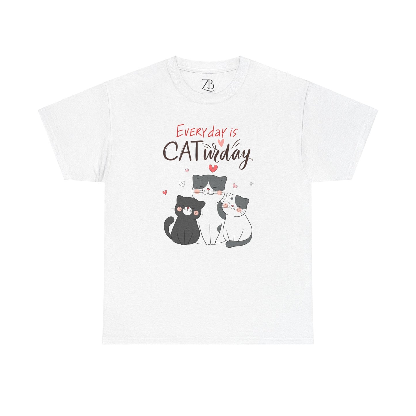 Purr Day Women's Cotton Tee - ZumBuys
