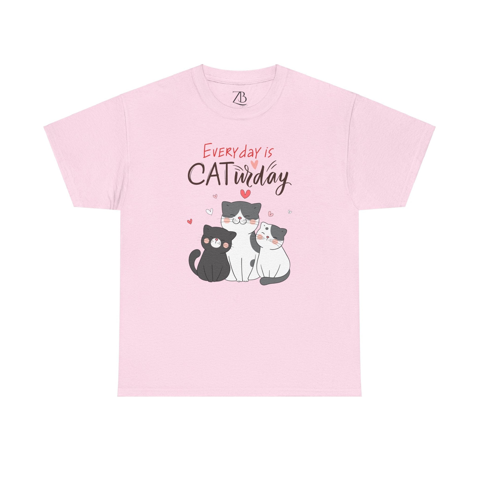 Purr Day Women's Cotton Tee - ZumBuys