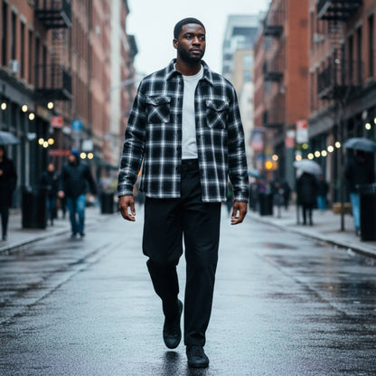 Quilted Padded Flannel - ZumBuys