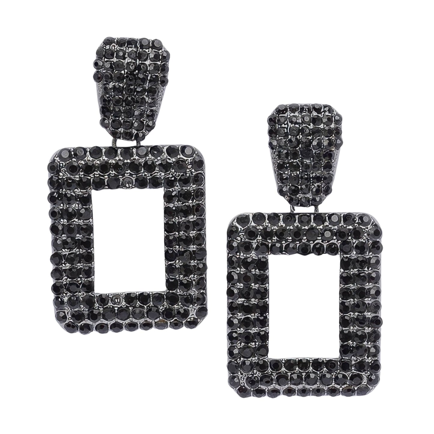 Rectangular Chain Drop Earrings - ZumBuys