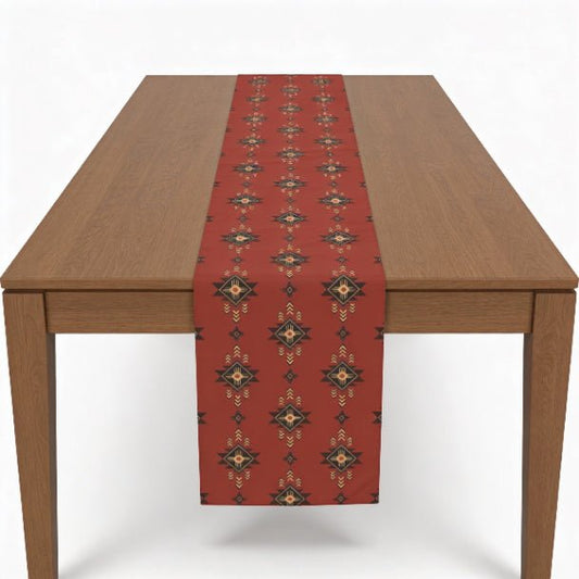Red Mesa Table Runner (Polyester) - ZumBuys