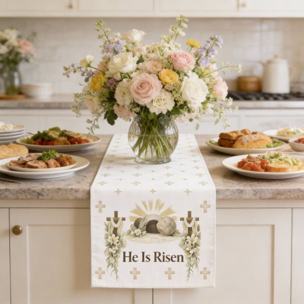 Resurrection Radiance Table Runner (Cotton, Poly) - ZumBuys
