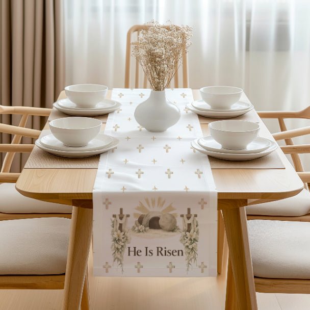 Resurrection Radiance Table Runner (Cotton, Poly) - ZumBuys