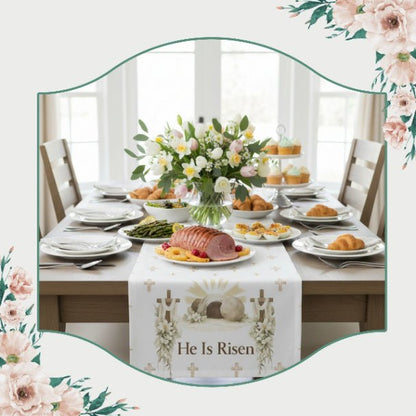 Resurrection Radiance Table Runner (Cotton, Poly) - ZumBuys