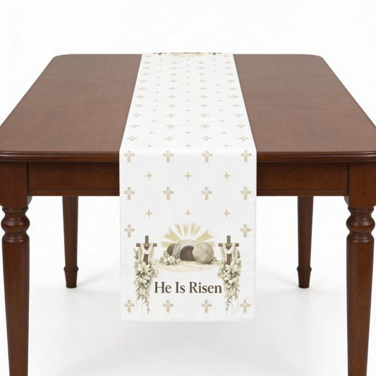 Resurrection Radiance Table Runner (Cotton, Poly) - ZumBuys