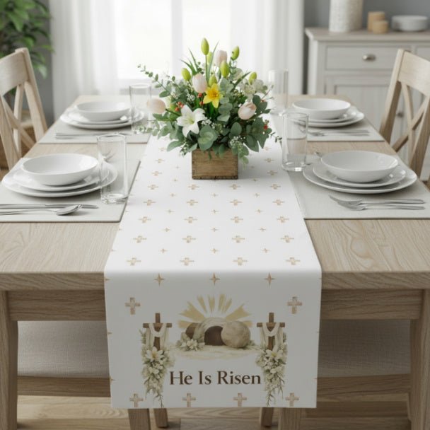Resurrection Radiance Table Runner (Cotton, Poly) - ZumBuys