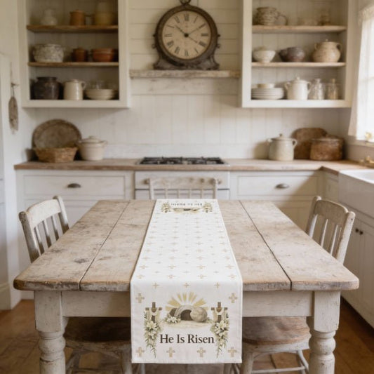 Resurrection Radiance Table Runner (Cotton, Poly) - ZumBuys