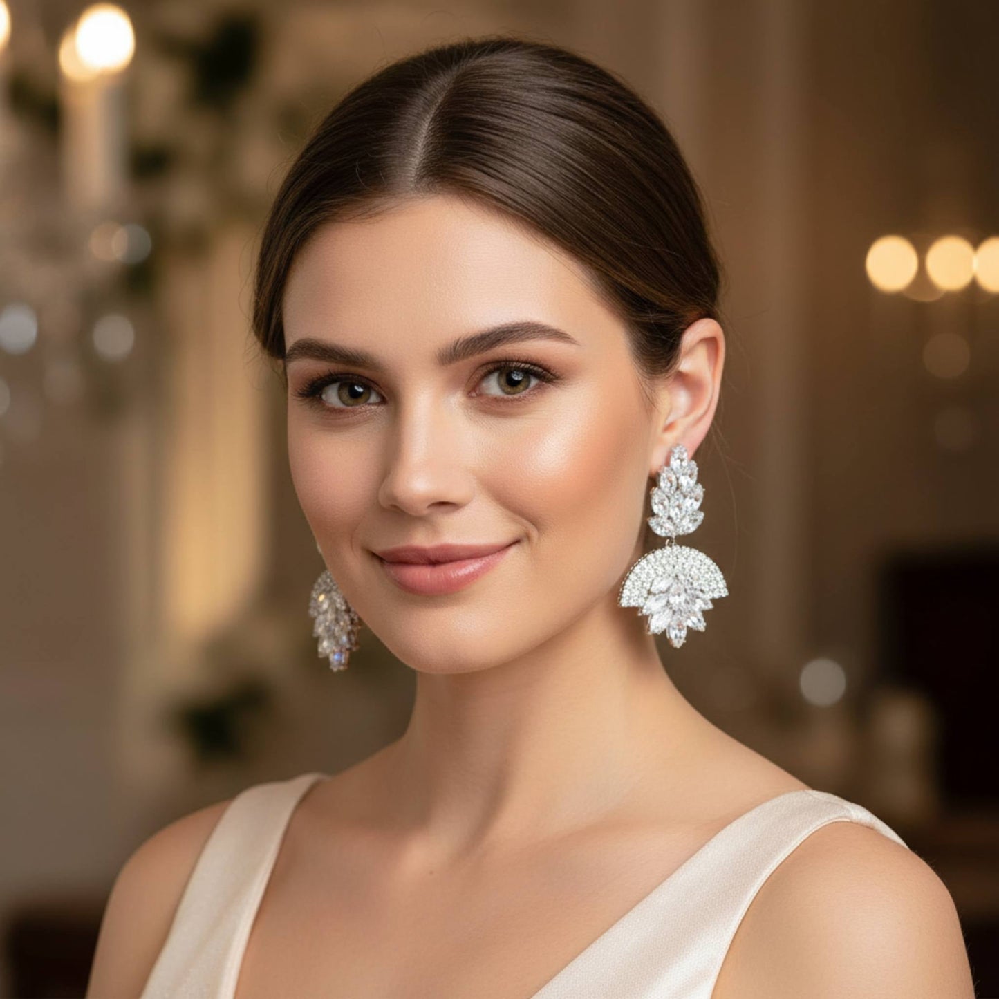 Rhinestone Party Earring - ZumBuys