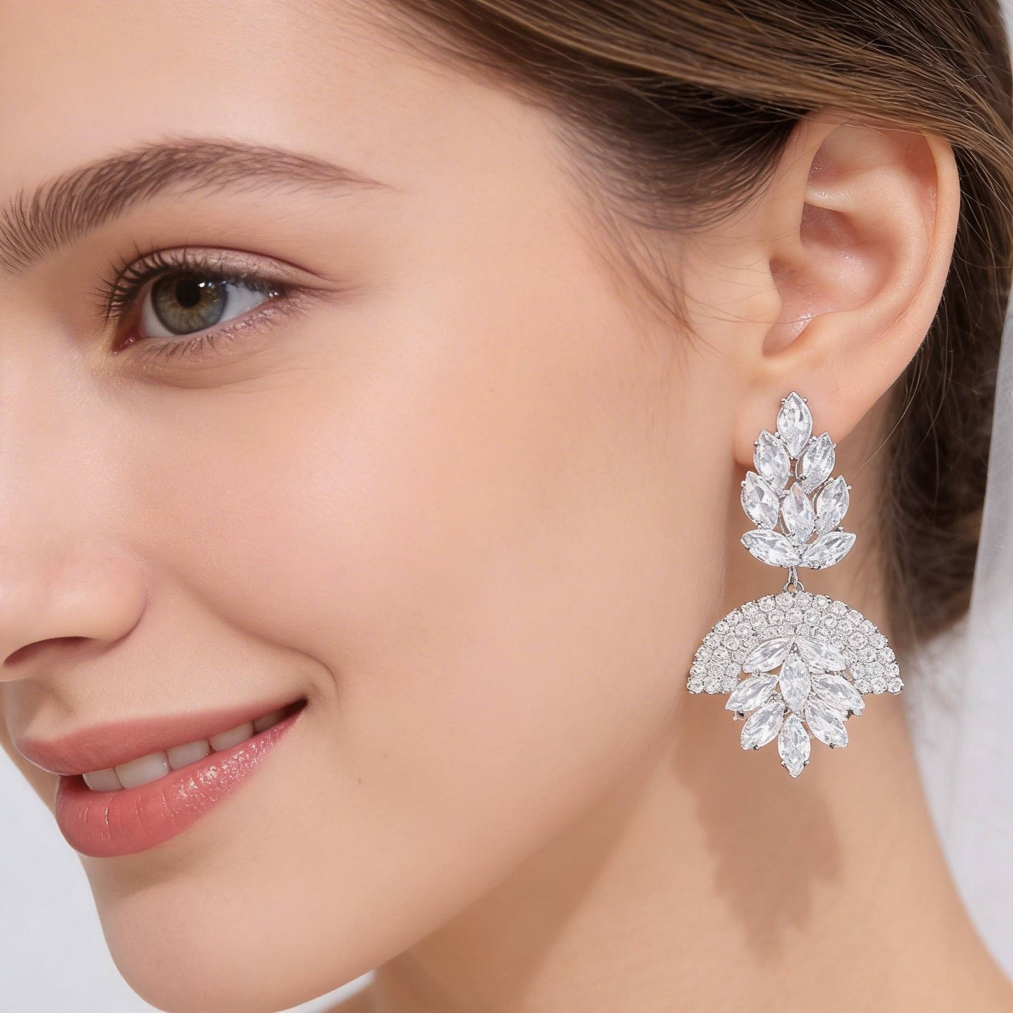 Rhinestone Party Earring - ZumBuys