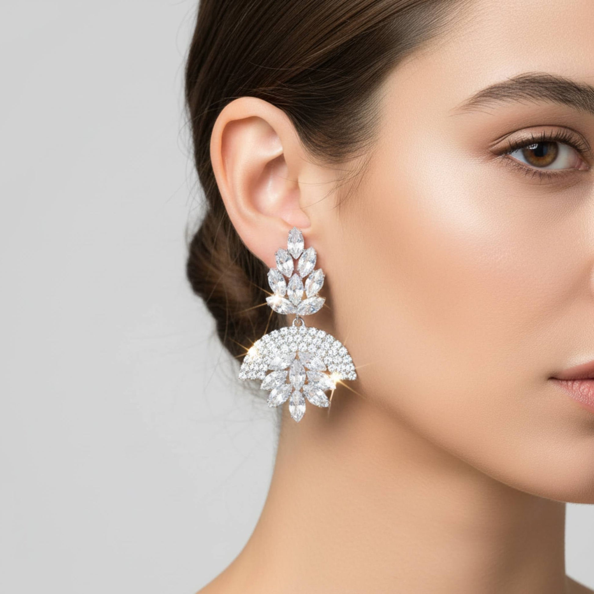 Rhinestone Party Earring - ZumBuys