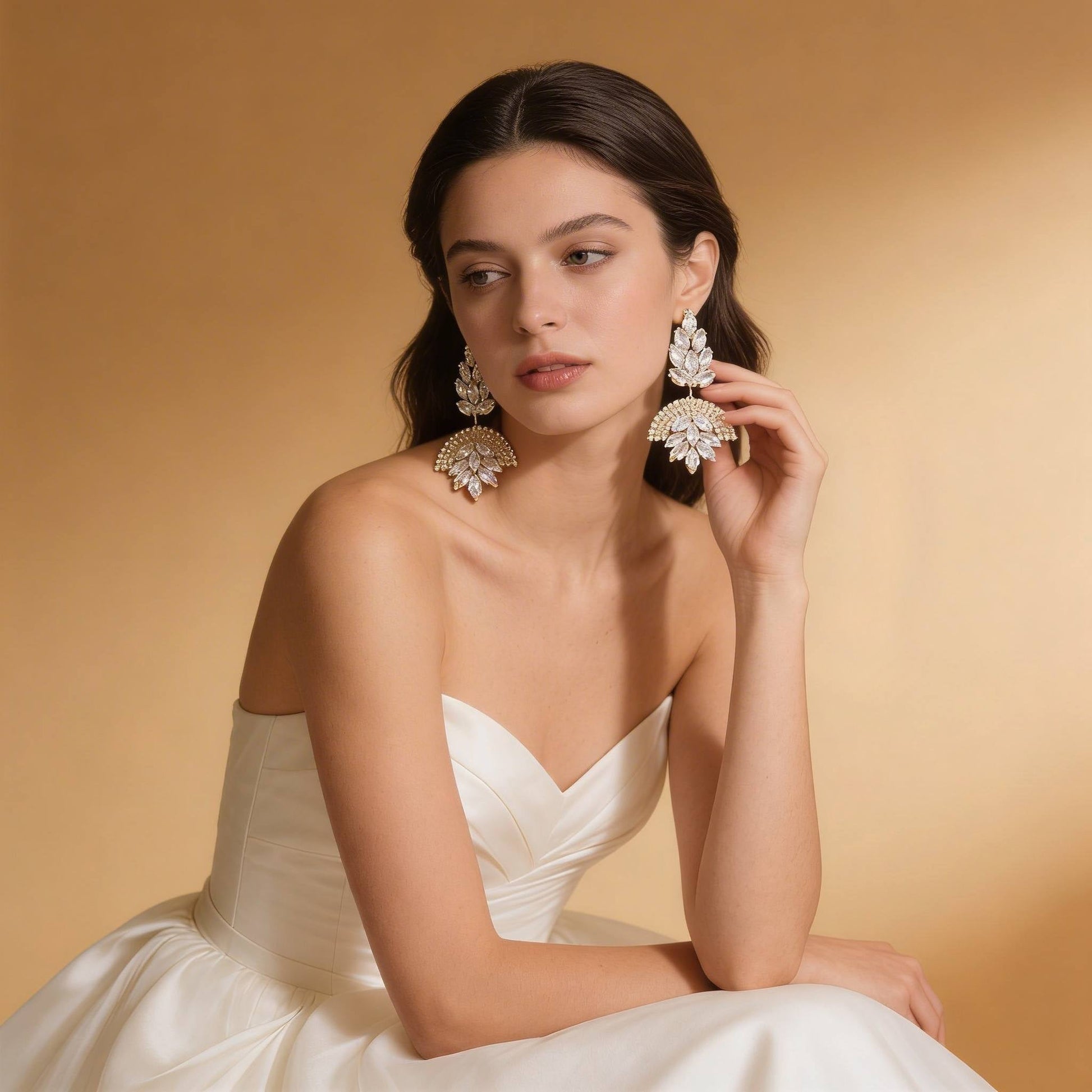 Rhinestone Party Earring - ZumBuys