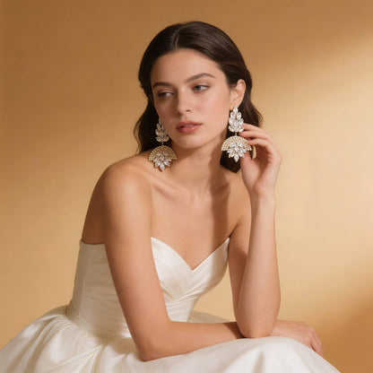 Rhinestone Party Earring - ZumBuys