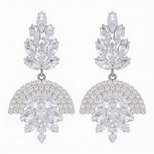 Rhinestone Party Earring - ZumBuys