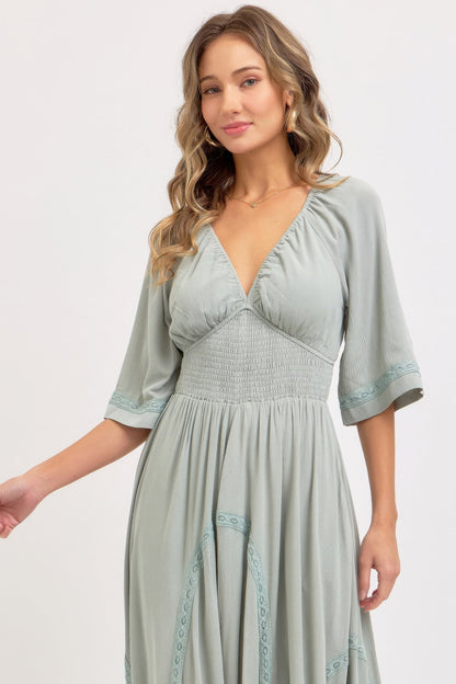 Romantic Flowy Maxi Dress - ZumBuys