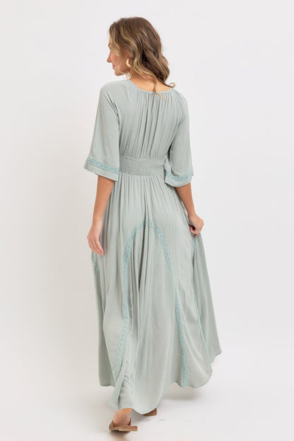 Romantic Flowy Maxi Dress - ZumBuys