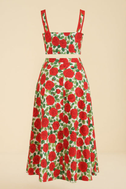 Rose Romance Two - piece Set - ZumBuys