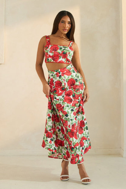 Rose Romance Two - piece Set - ZumBuys