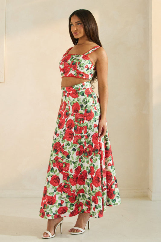 Rose Romance Two - piece Set - ZumBuys