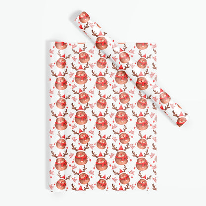 Rudolph's Merry Christmas Wrapping Paper - ZumBuys