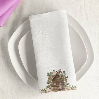 Rustic Haven Cloth Napkin Set of 4 - ZumBuys