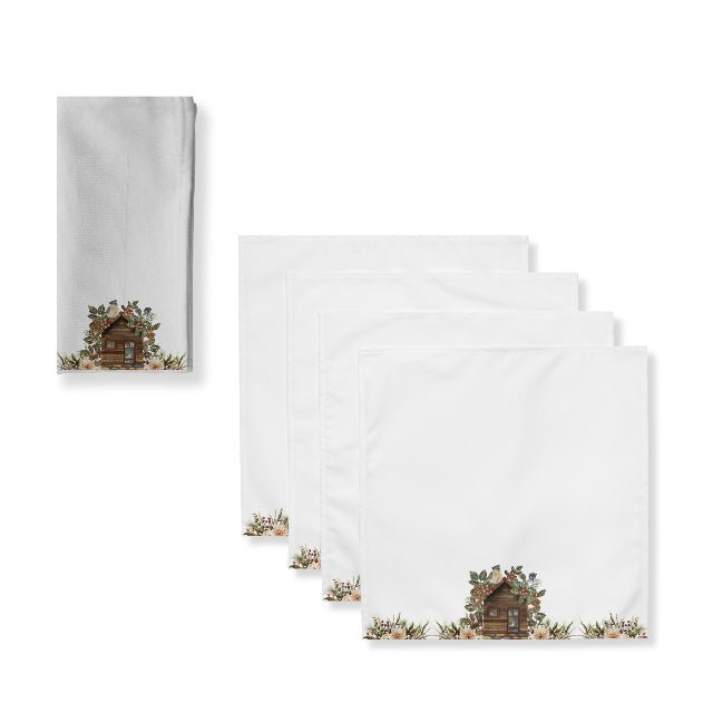 Rustic Haven Cloth Napkin Set of 4 - ZumBuys