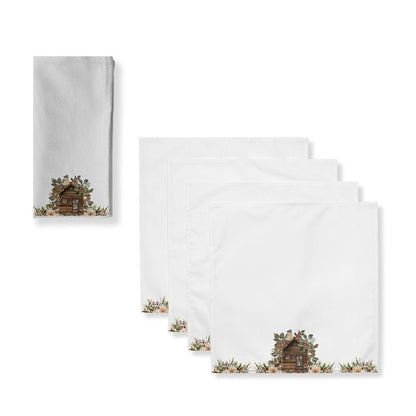 Rustic Haven Cloth Napkin Set of 4 - ZumBuys