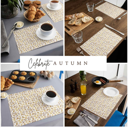 Rustic Leaves Placemat, 2pc - ZumBuys