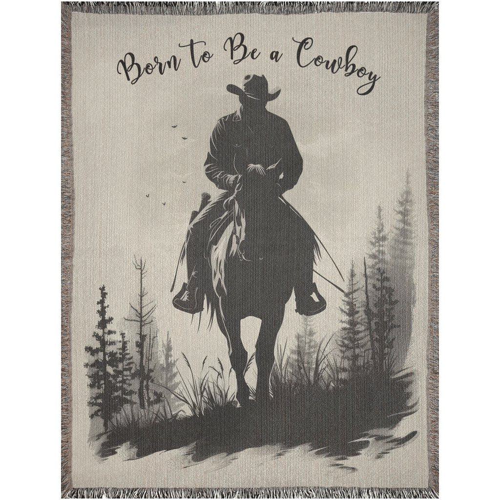 Rustic Rider Woven Blanket - ZumBuys