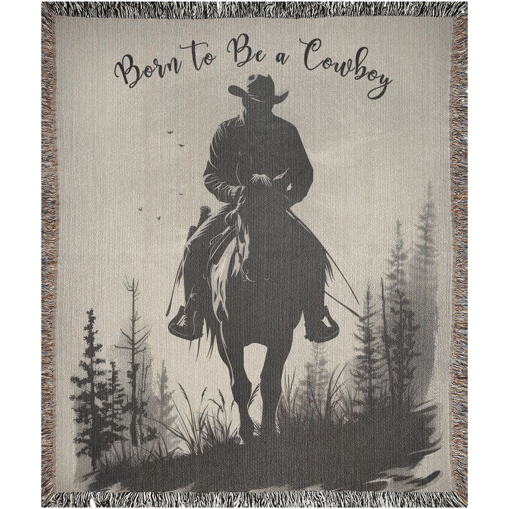 Rustic Rider Woven Blanket - ZumBuys