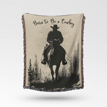 Rustic Rider Woven Blanket - ZumBuys