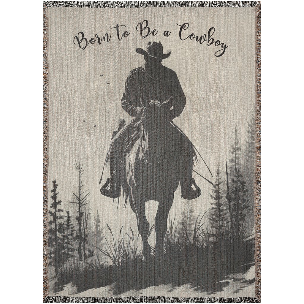 Rustic Rider Woven Blanket - ZumBuys