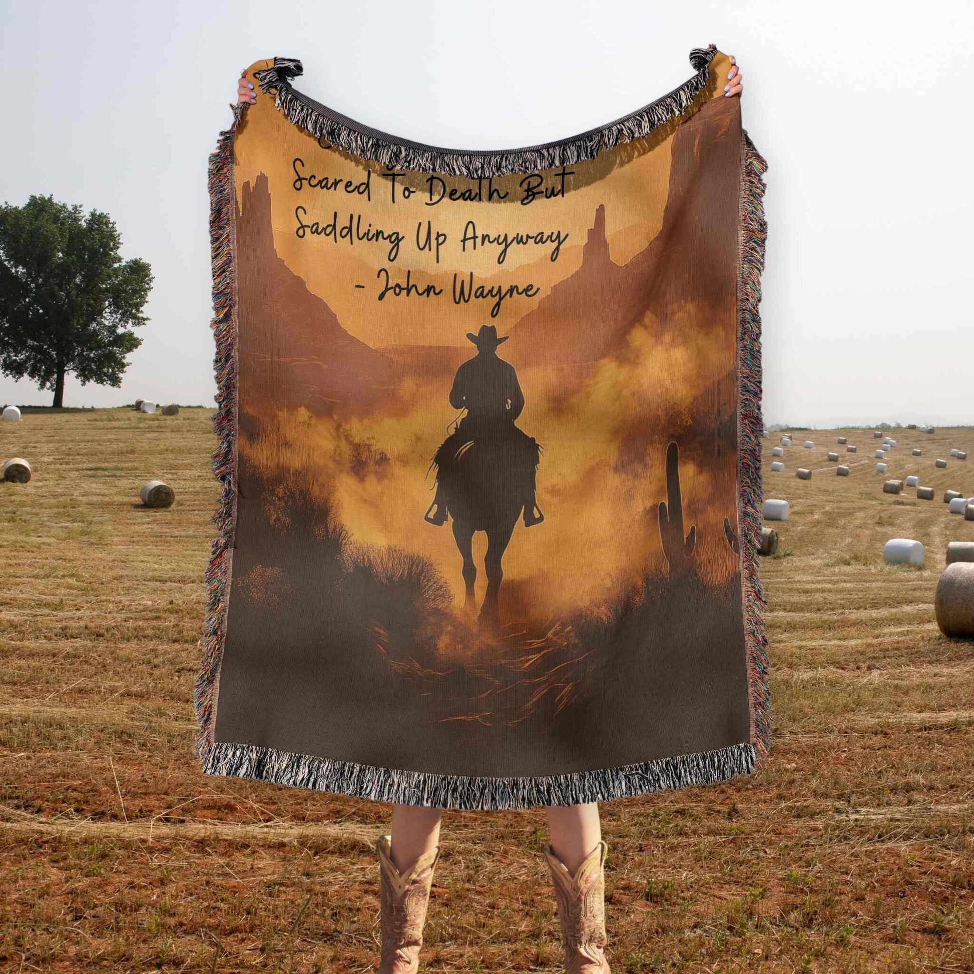 Saddle Up Woven Blanket - ZumBuys