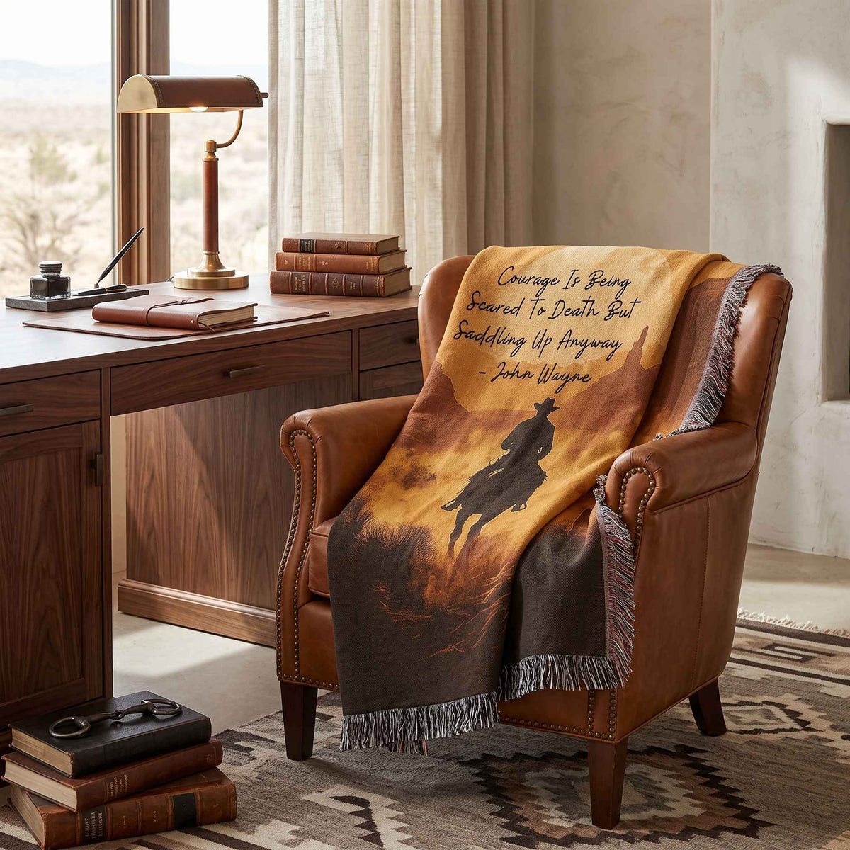 Saddle Up Woven Blanket - ZumBuys