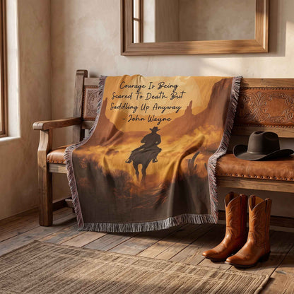Saddle Up Woven Blanket - ZumBuys