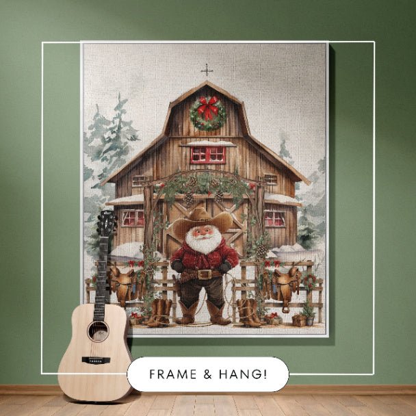 Santa's Western Wonderland Woven Blankets - ZumBuys