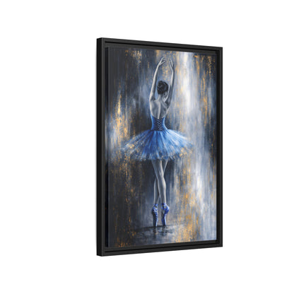 Sapphire Reverie Matte Canvas, Framed (Multi - color) - ZumBuys