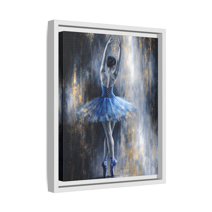 Sapphire Reverie Matte Canvas, Framed (Multi - color) - ZumBuys