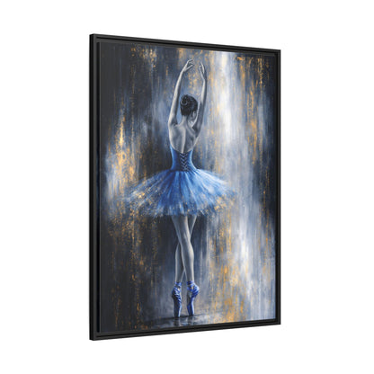 Sapphire Reverie Matte Canvas, Framed (Multi - color) - ZumBuys