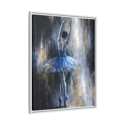 Sapphire Reverie Matte Canvas, Framed (Multi - color) - ZumBuys