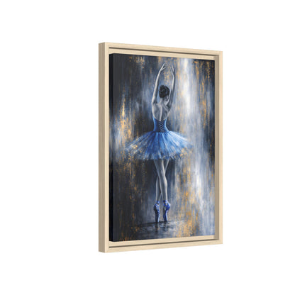 Sapphire Reverie Matte Canvas, Framed (Multi - color) - ZumBuys