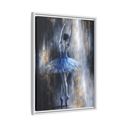 Sapphire Reverie Matte Canvas, Framed (Multi - color) - ZumBuys
